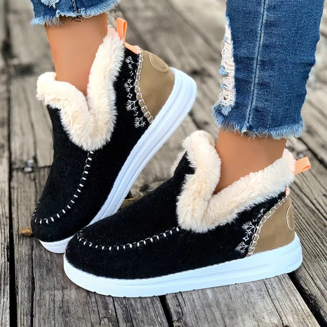 Women's Comfortable Warm-Lined Winter Slippers