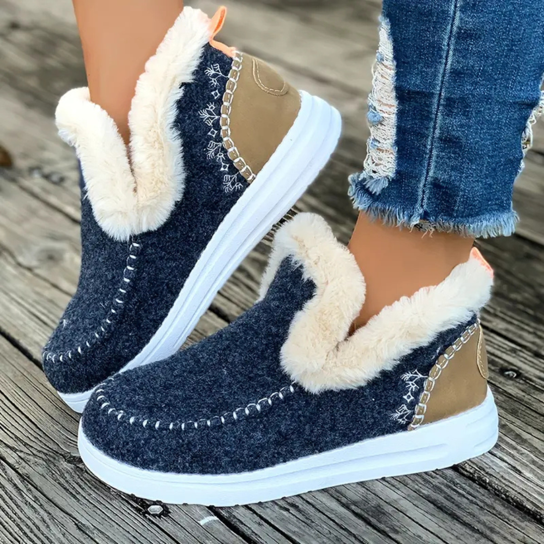 Women's Comfortable Warm-Lined Winter Slippers