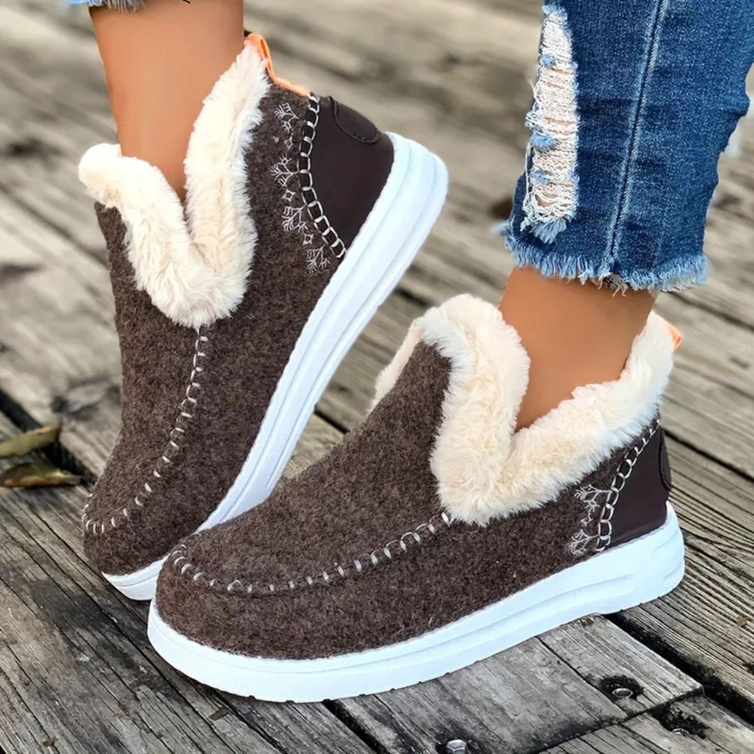 Women's Comfortable Warm-Lined Winter Slippers