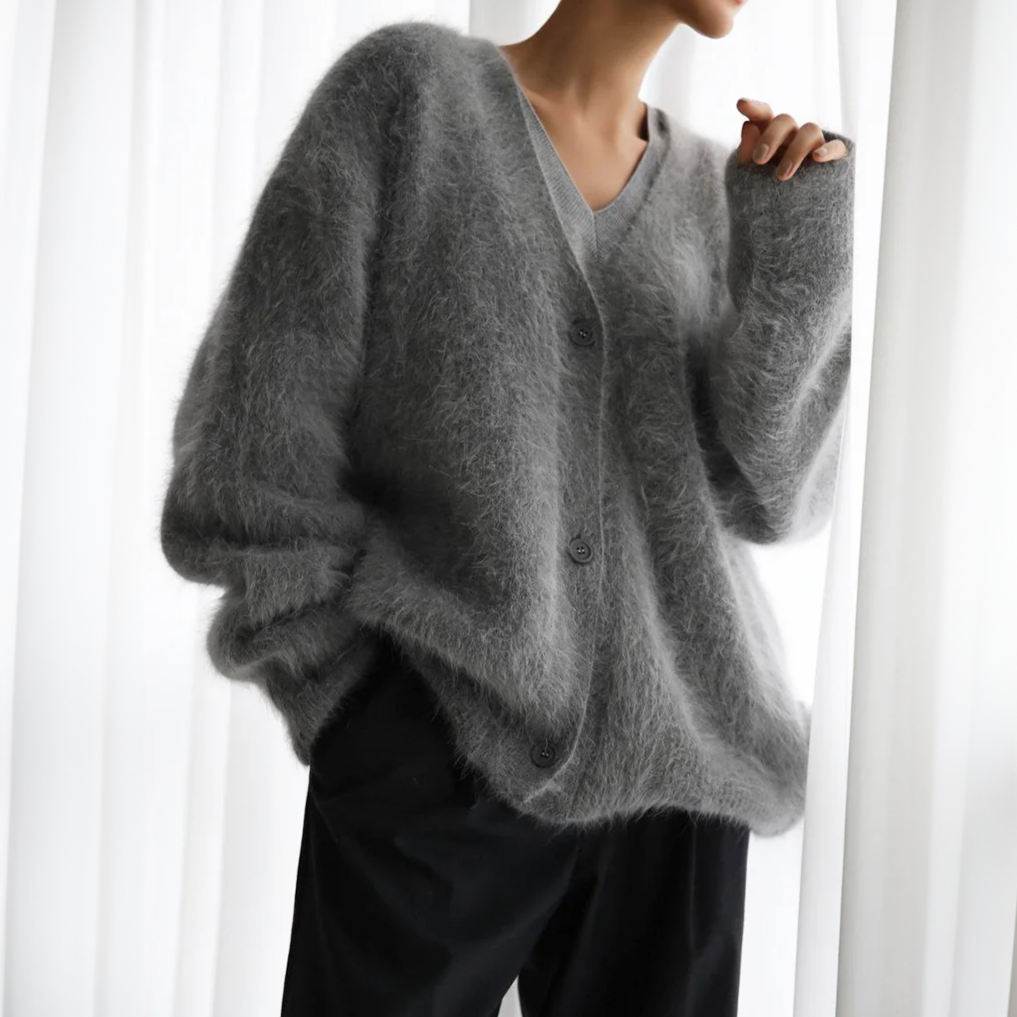 Women's Cozy Textured Cardigan