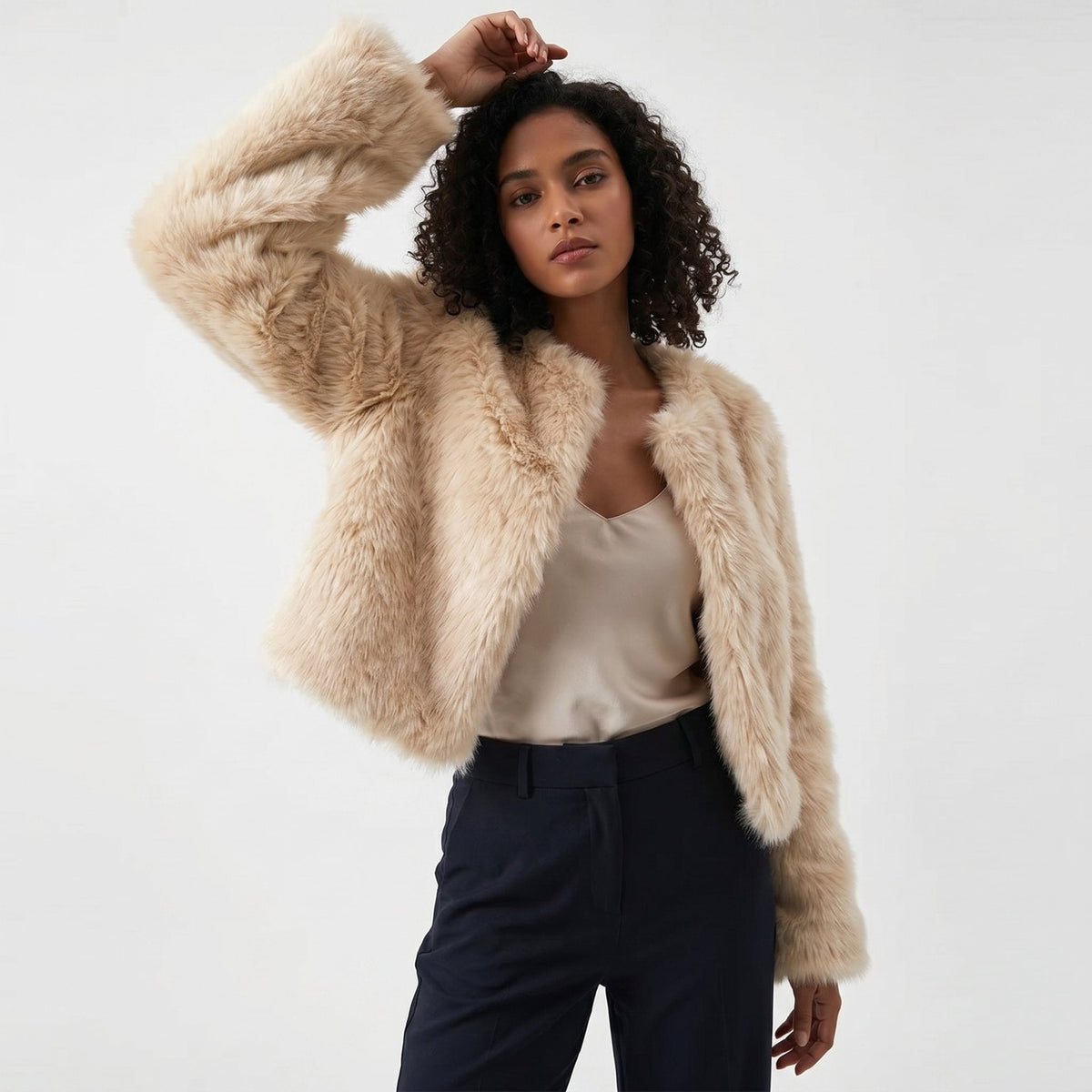 Women's Cropped Cardigan Jacket