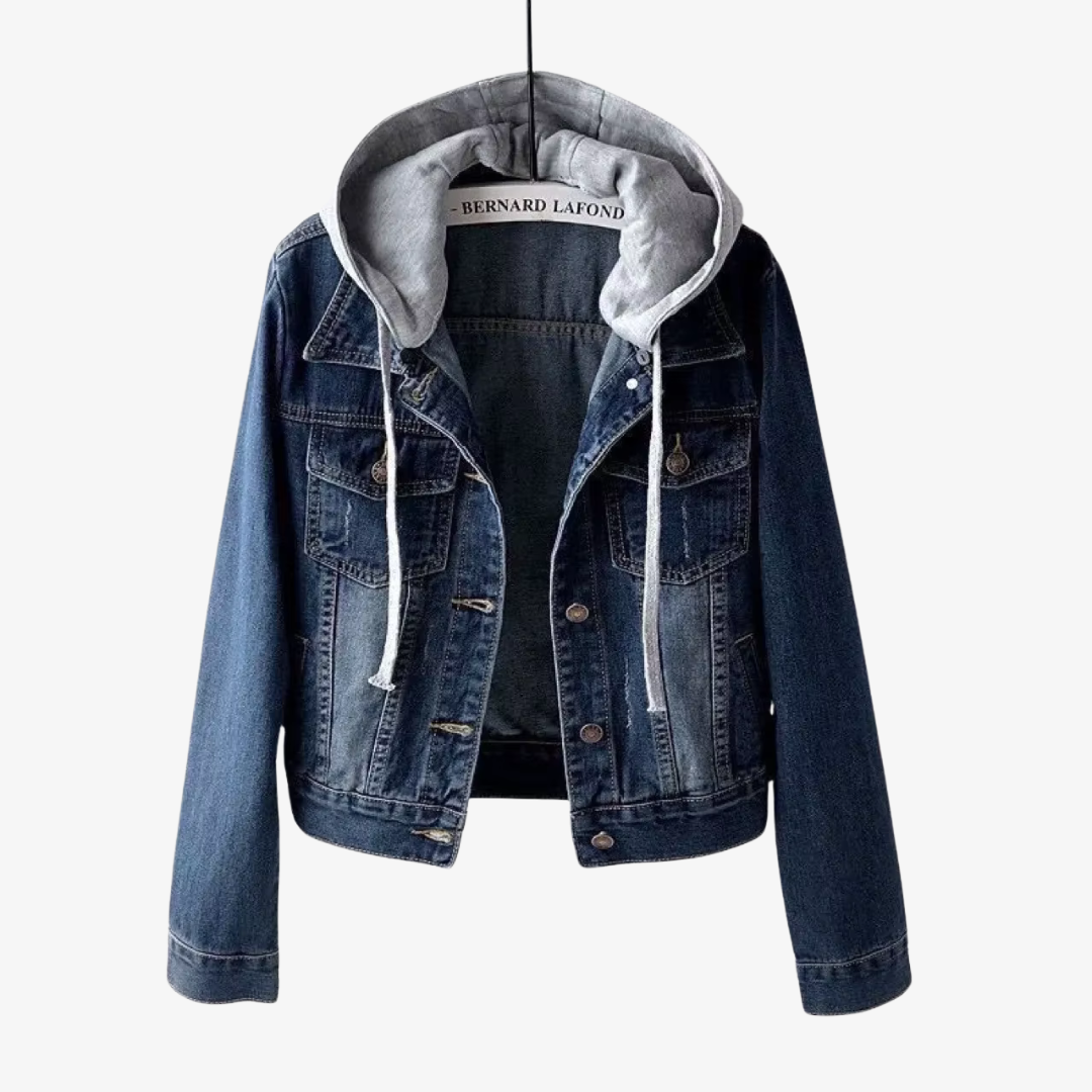 Women's Cropped Hooded Jacket
