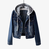 Women's Cropped Hooded Jacket