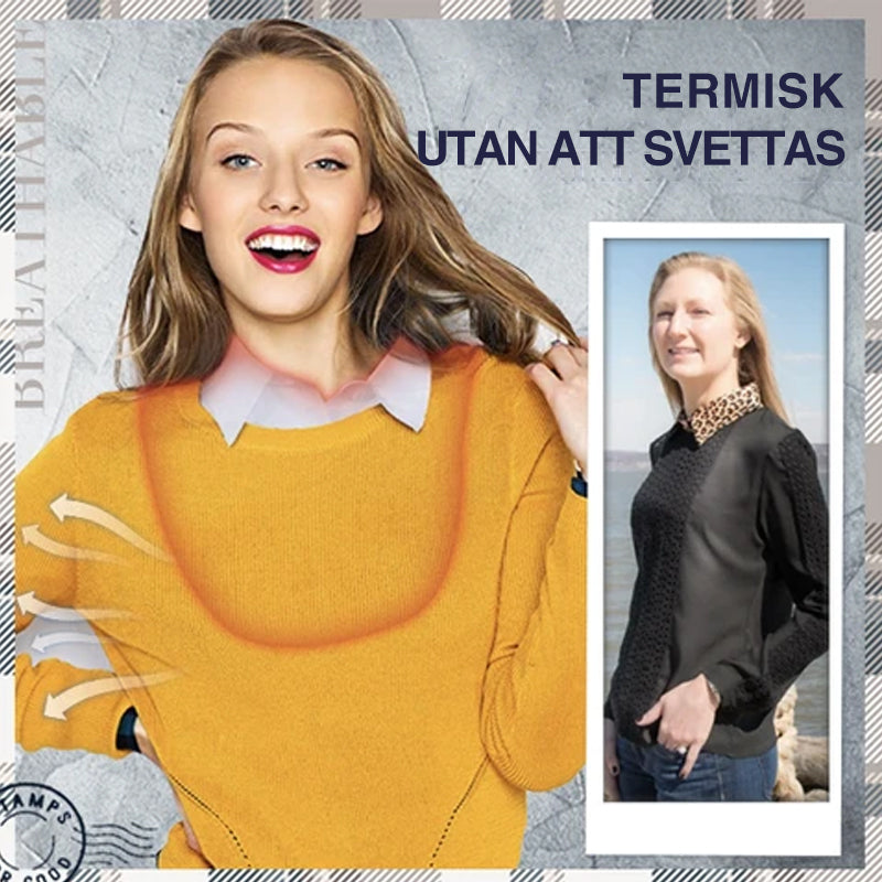 Women's Detachable Thermal Collar – Style and Warmth