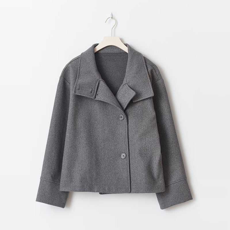 Women's Double-Breasted Coat - Chic and Comfortable