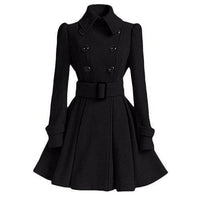 Women's Double-Breasted Trench Coat