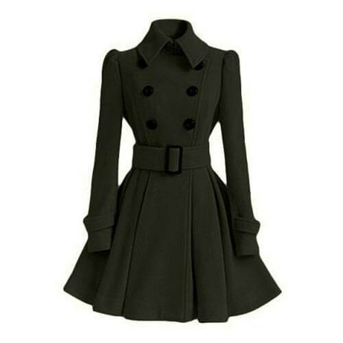 Women's Double-Breasted Trench Coat