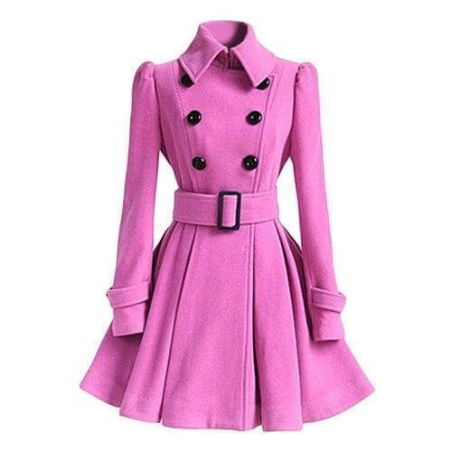 Women's Double-Breasted Trench Coat