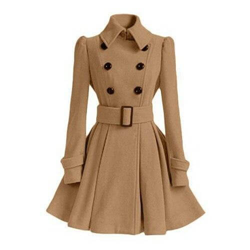 Women's Double-Breasted Trench Coat