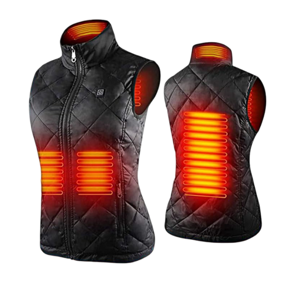 Women's Electrically Heated Vest for Winter and Outdoors