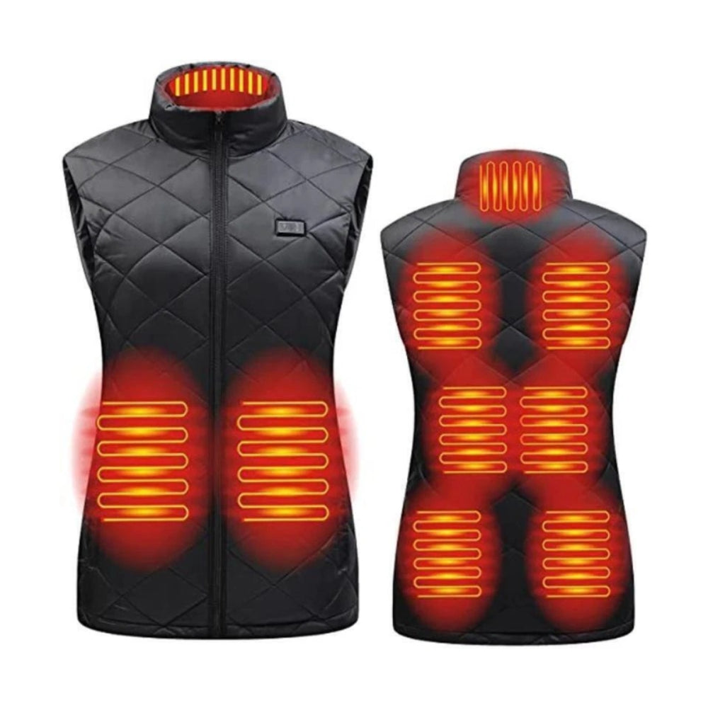 Women's Electrically Heated Vest for Winter and Outdoors