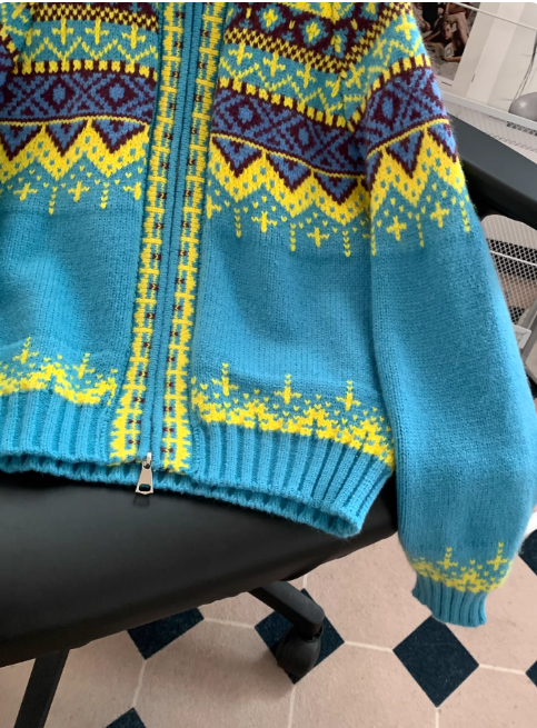 Women's Fair Isle Hooded Jumper