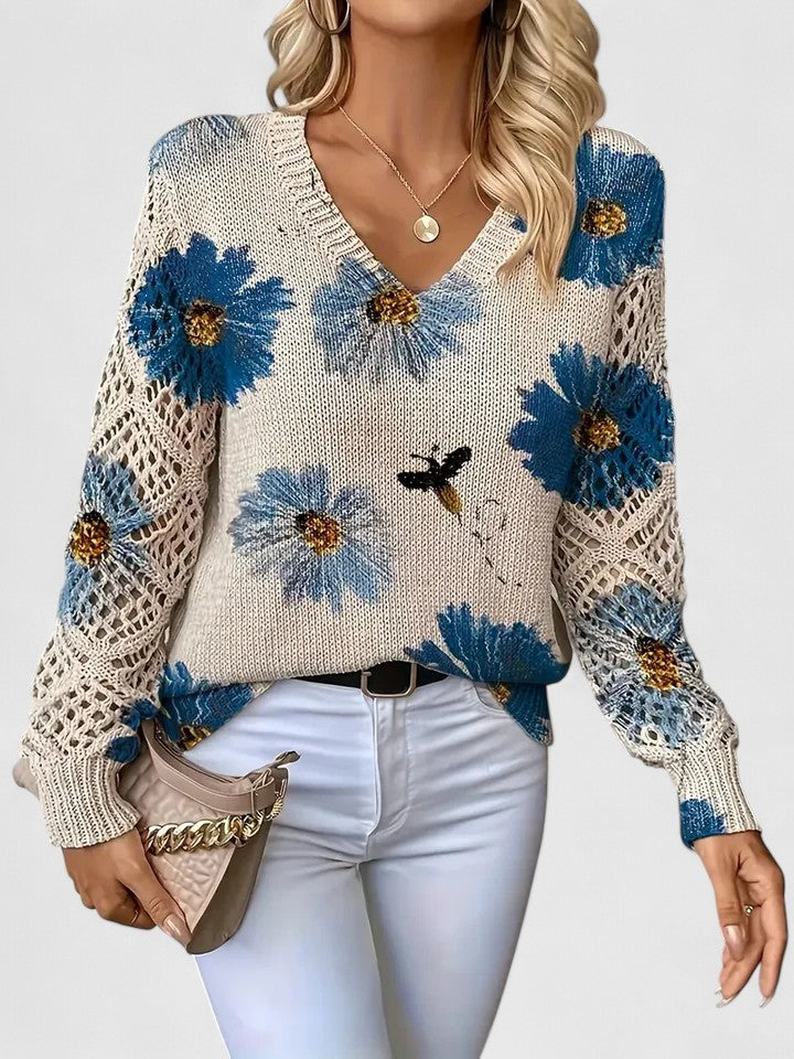 Women's Floral Cardigan