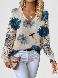 Women's Floral Cardigan