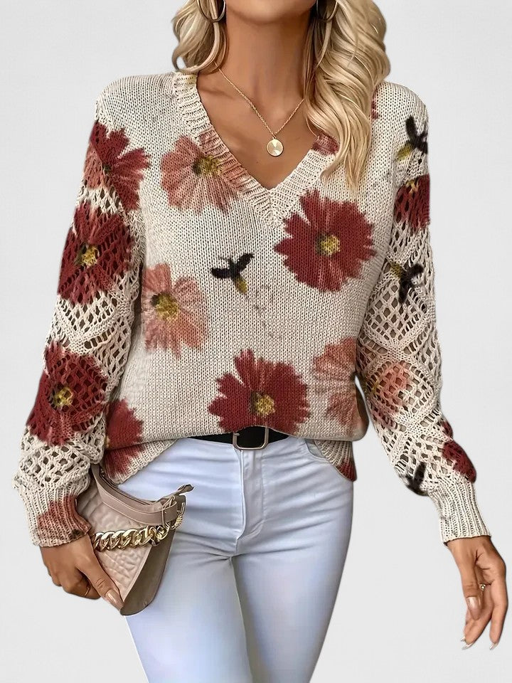 Women's Floral Cardigan