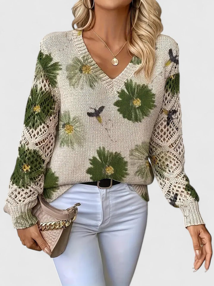 Women's Floral Cardigan
