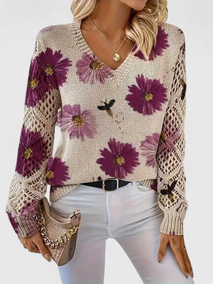 Women's Floral Cardigan