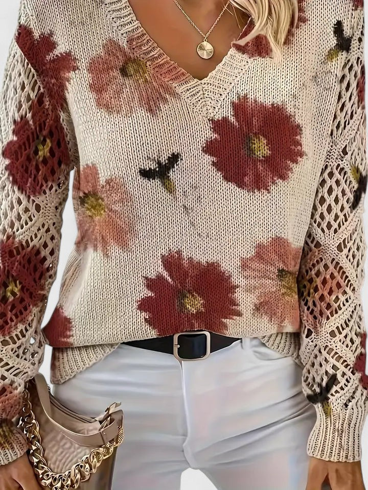 Women's Floral Cardigan