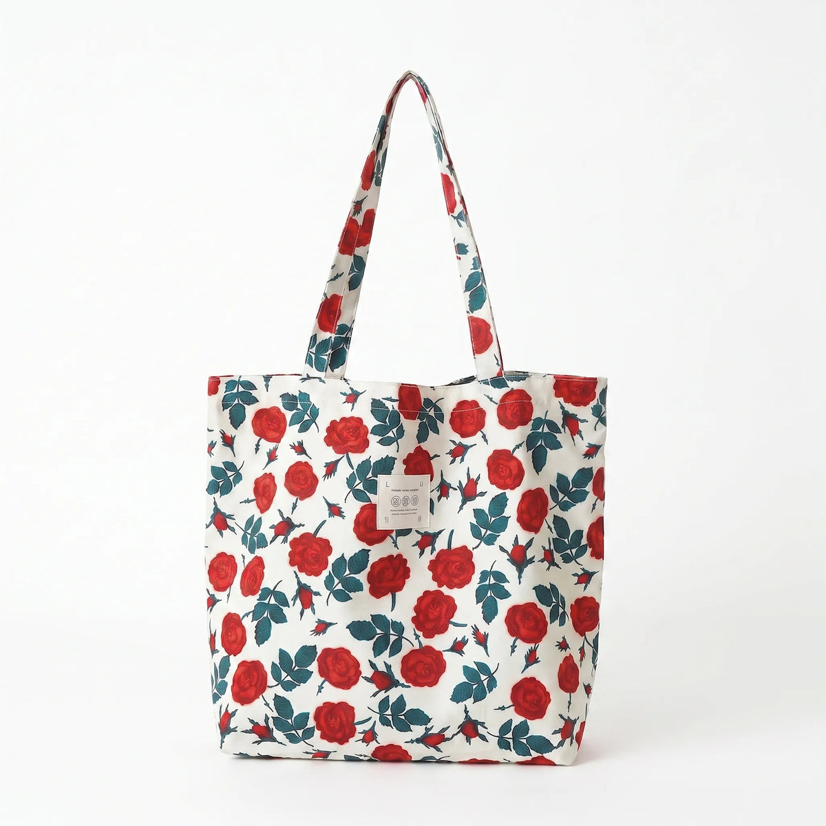 Women's Floral Print Tote Bag - Spacious Everyday Shoulder Bag