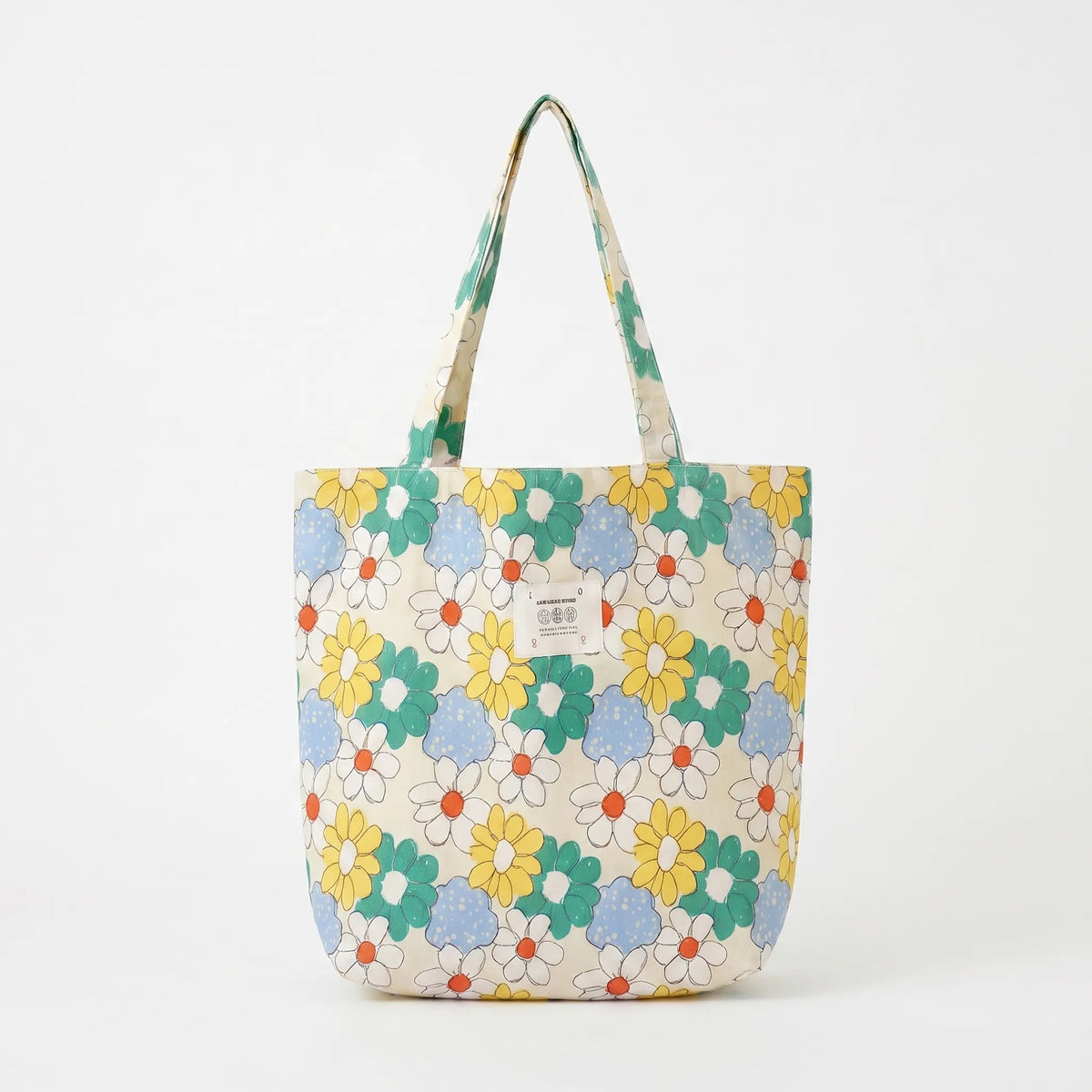 Women's Floral Print Tote Bag - Spacious Everyday Shoulder Bag