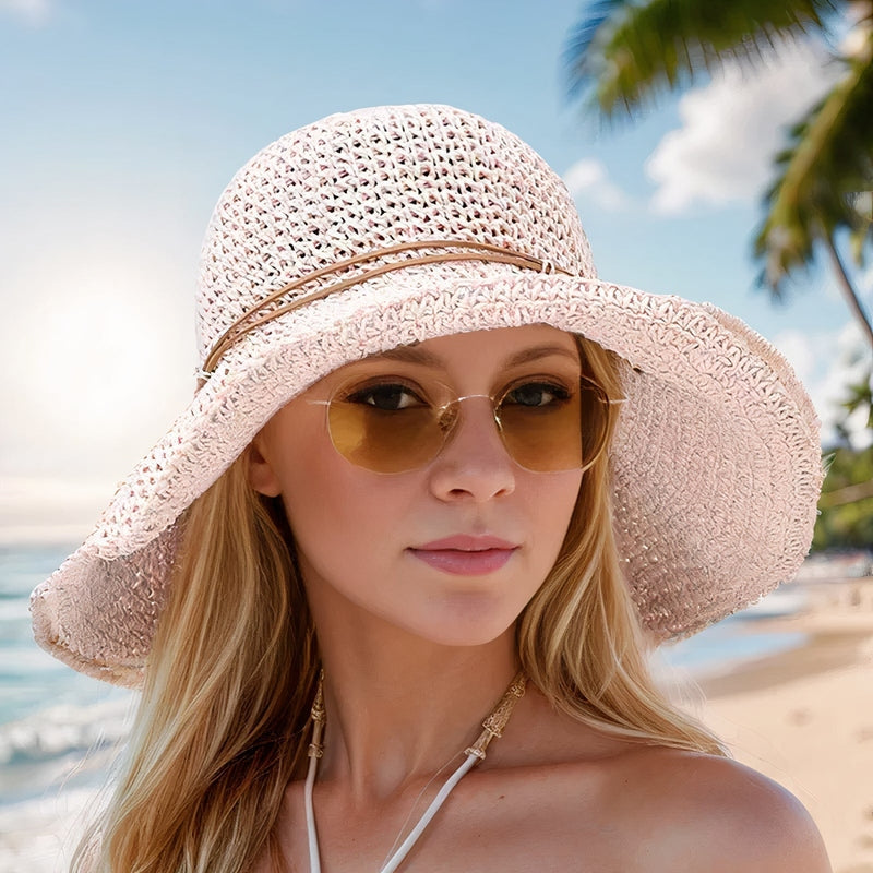 Women's Foldable Sun Hat with UV Protection
