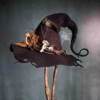 Women's Handmade Witch Hat for Halloween