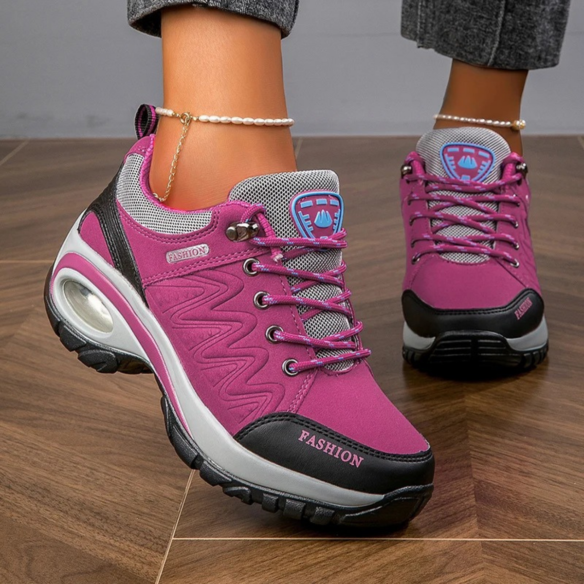 Women's Hiking Boots - Colorful Outdoor Style