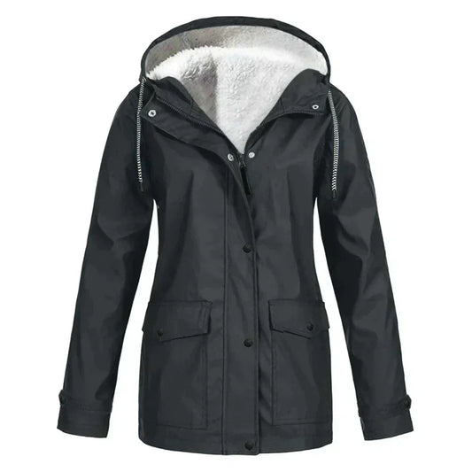 Women's Hooded A-Line Raincoat