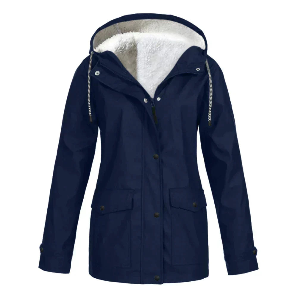 Women's Hooded A-Line Raincoat