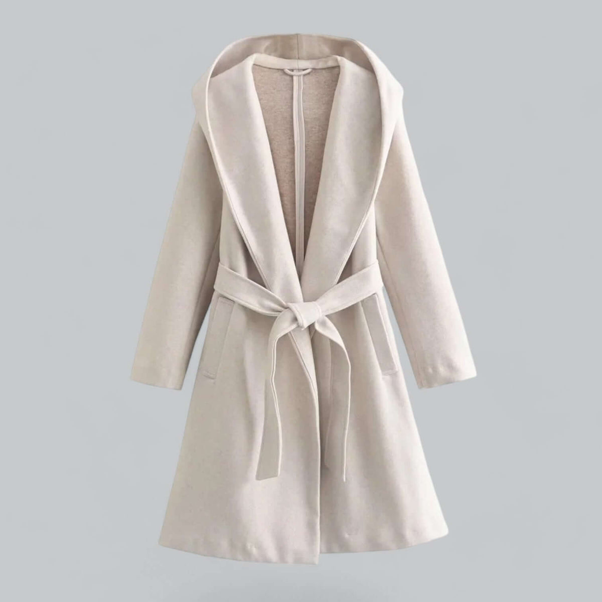 Women's Hooded Long Trench Coat