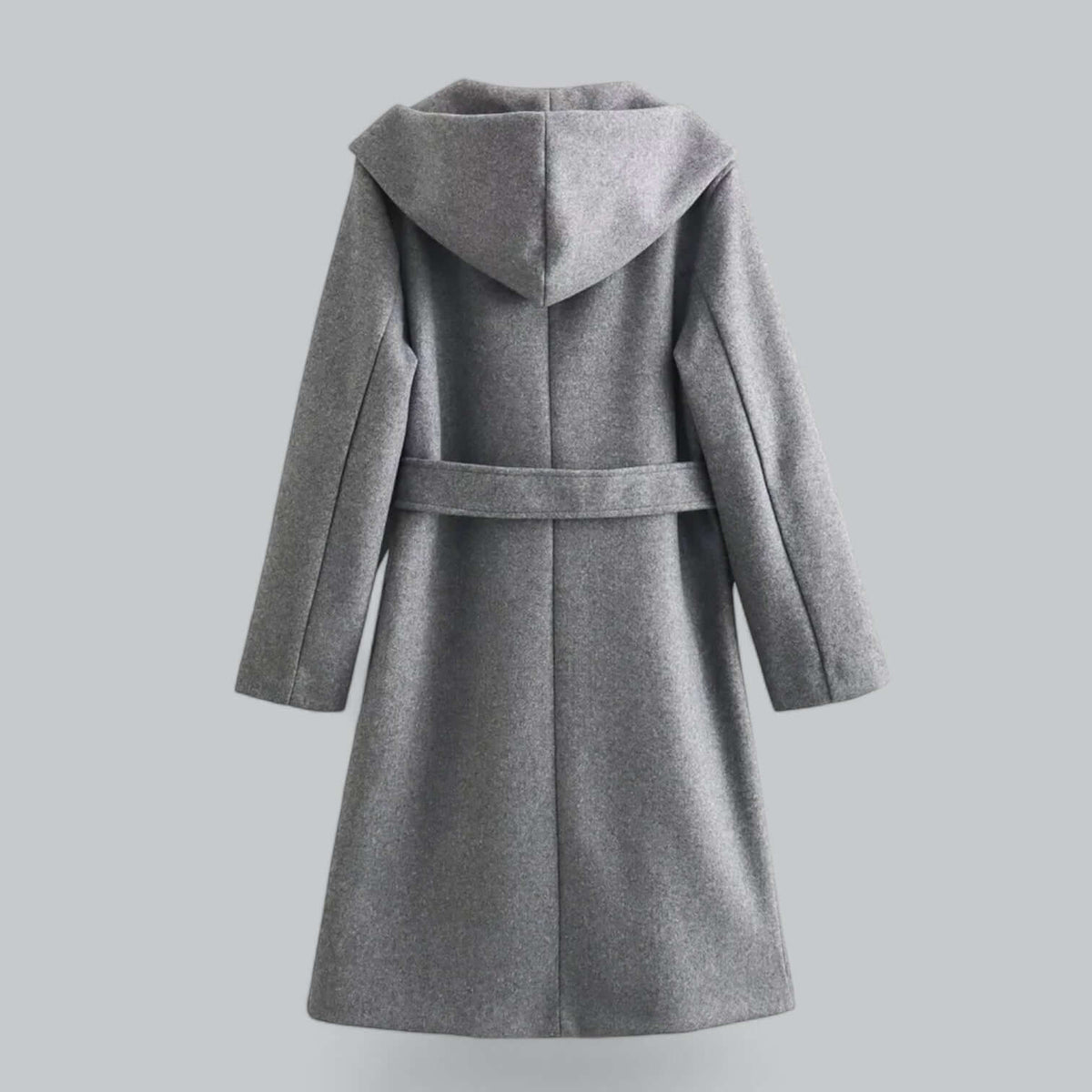 Women's Hooded Long Trench Coat