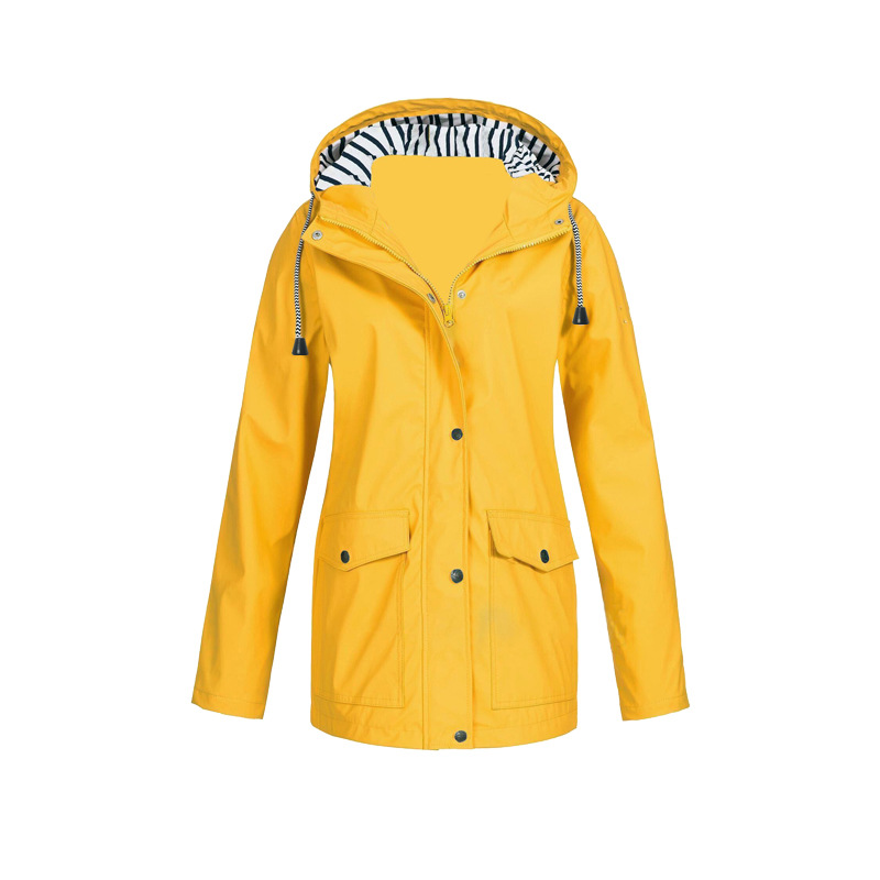 Women's Hooded Mid-Length Jacket