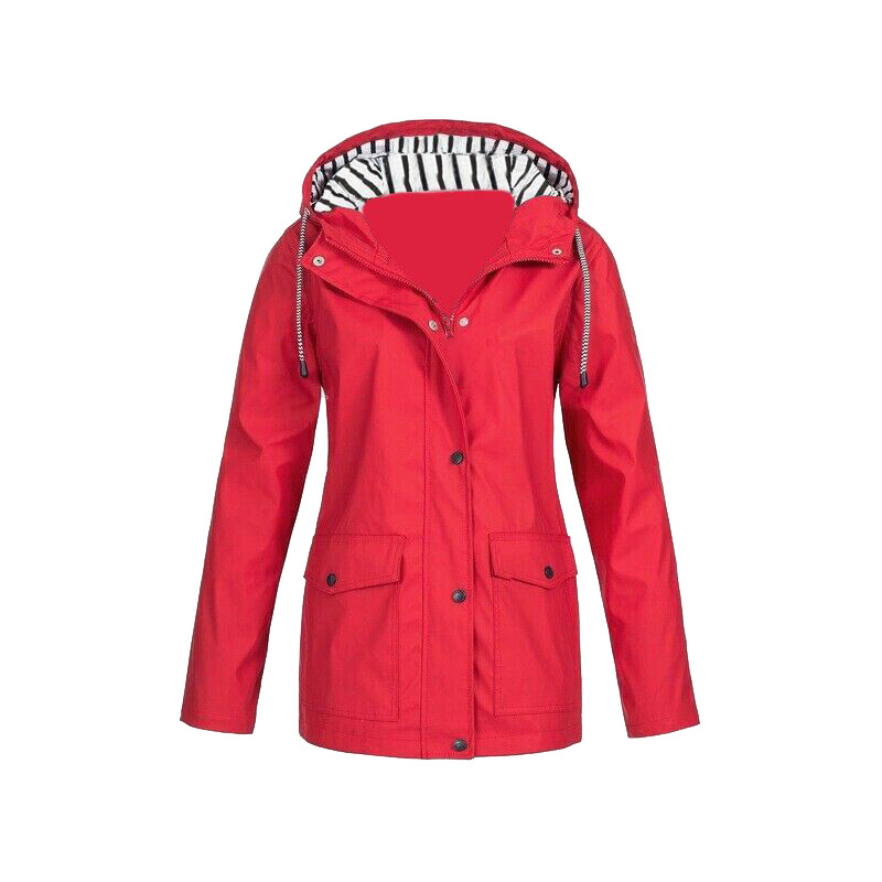 Women's Hooded Mid-Length Jacket