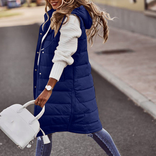 Women's Hooded Padded Vest