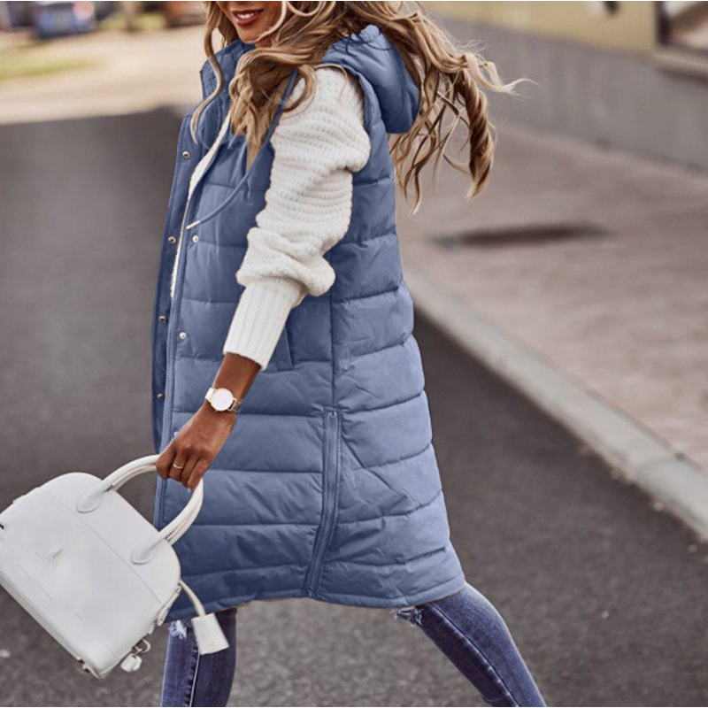 Women's Hooded Padded Vest