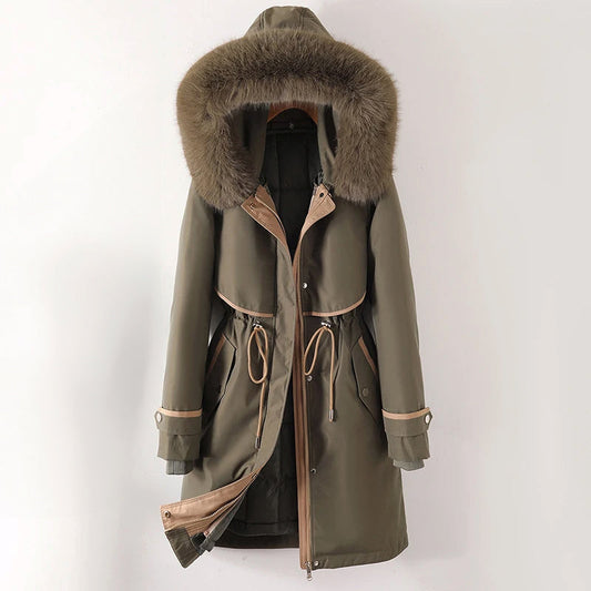 Women's Hooded Parka Coat