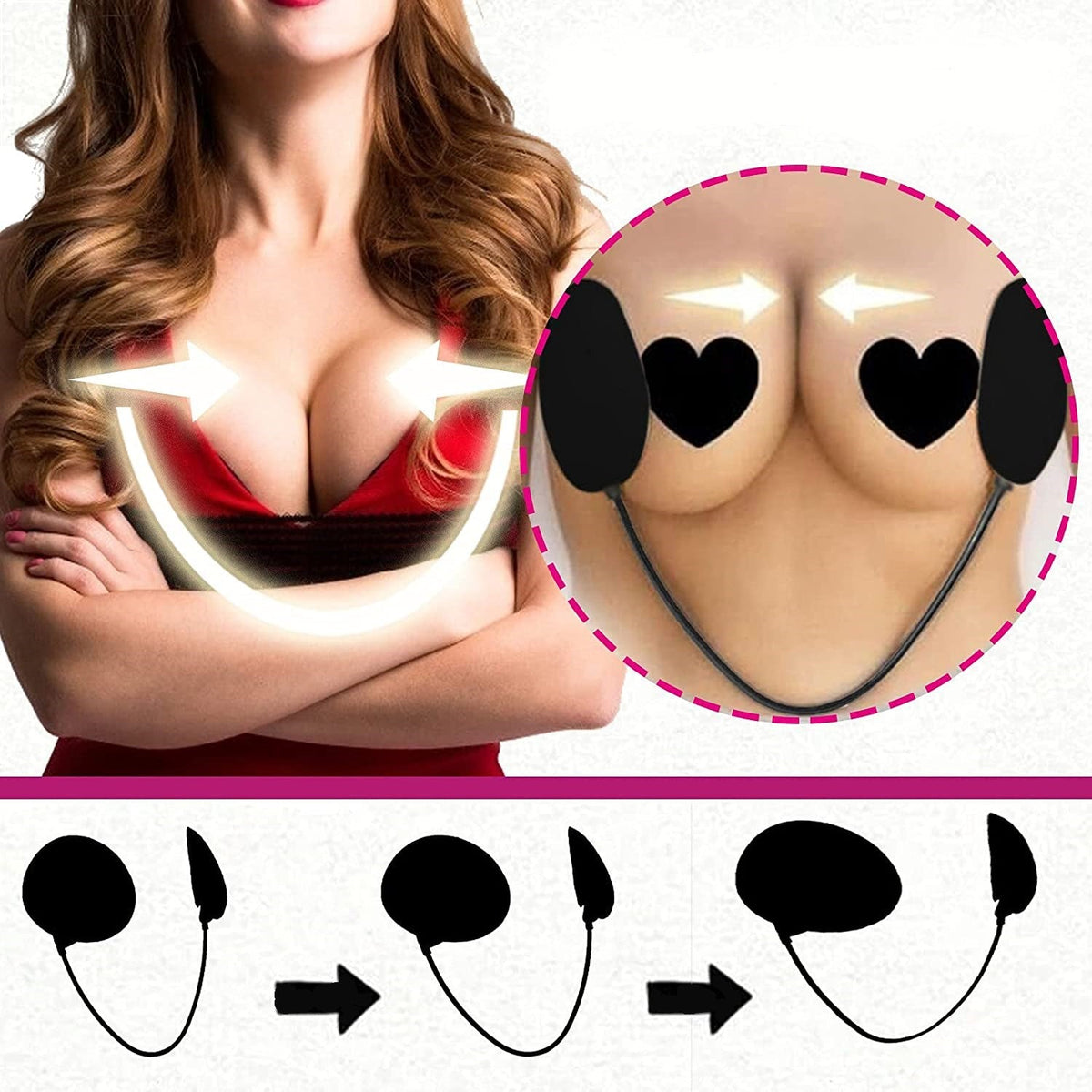 Women's Invisible Frontless Bra Kit for Deep Plunge Necklines
