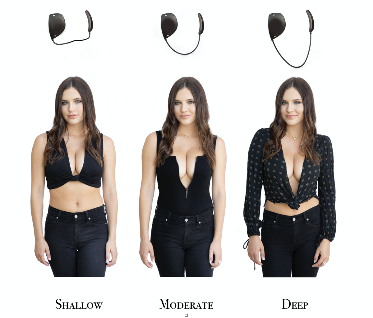 Women's Invisible Frontless Bra Kit for Deep Plunge Necklines