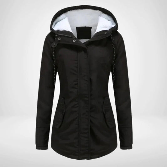 Women's -Lined Long Hooded Coat