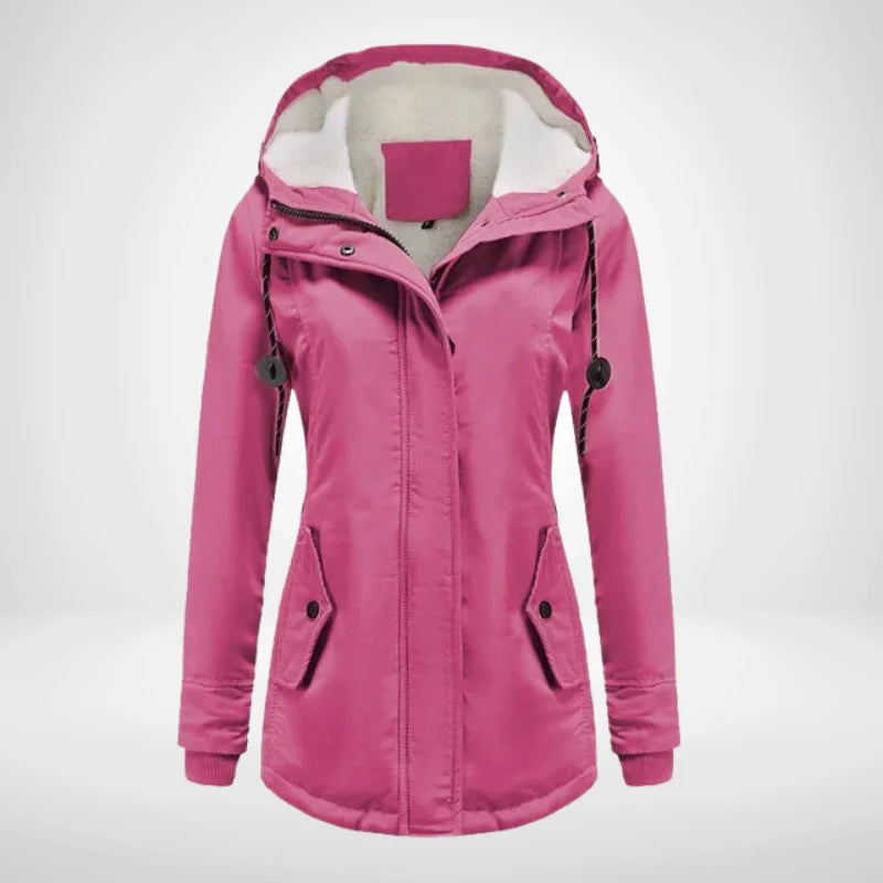 Women's -Lined Long Hooded Coat