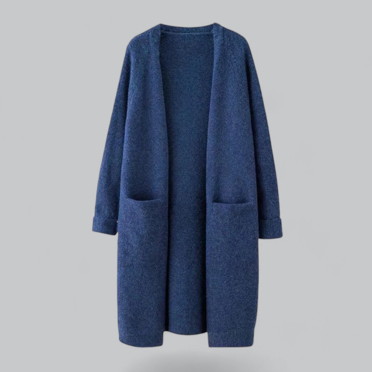 Women's Long Open-Front Oversized Cardigan