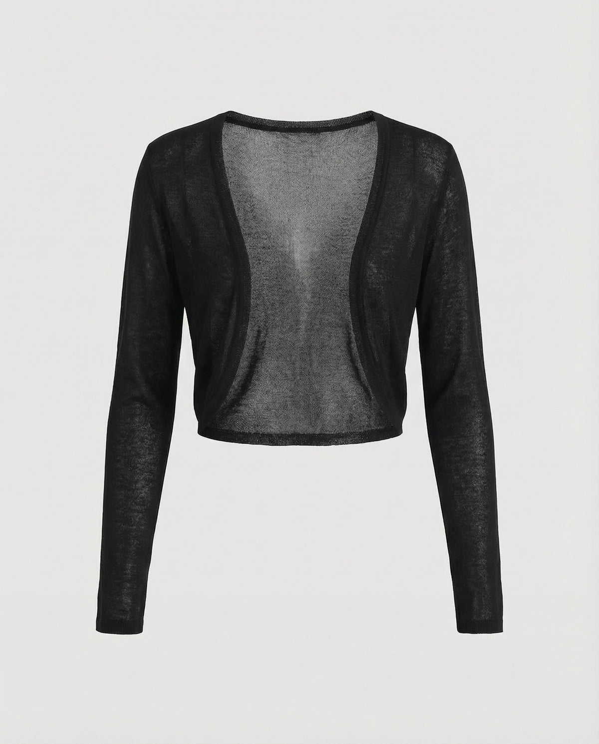 Women's Long-Sleeve Fine- Bolero Cardigan