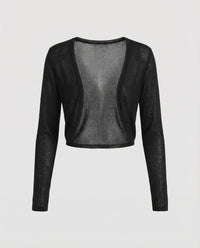Women's Long-Sleeve Fine- Bolero Cardigan