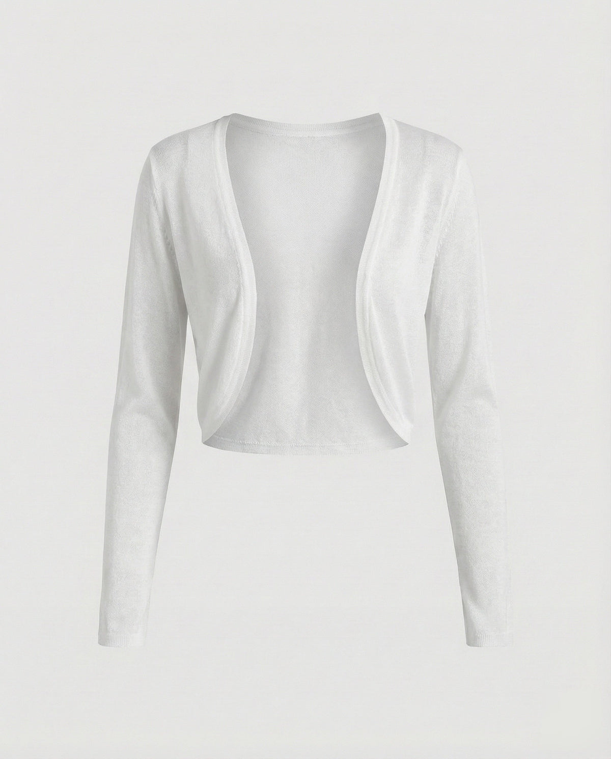 Women's Long-Sleeve Fine- Bolero Cardigan