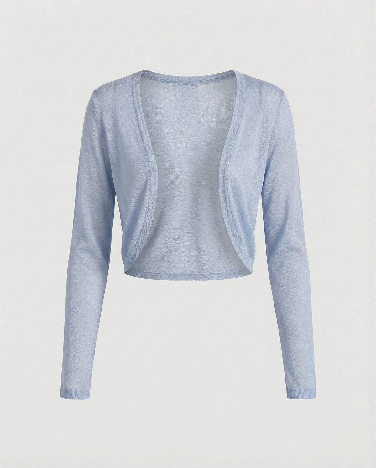 Women's Long-Sleeve Fine- Bolero Cardigan