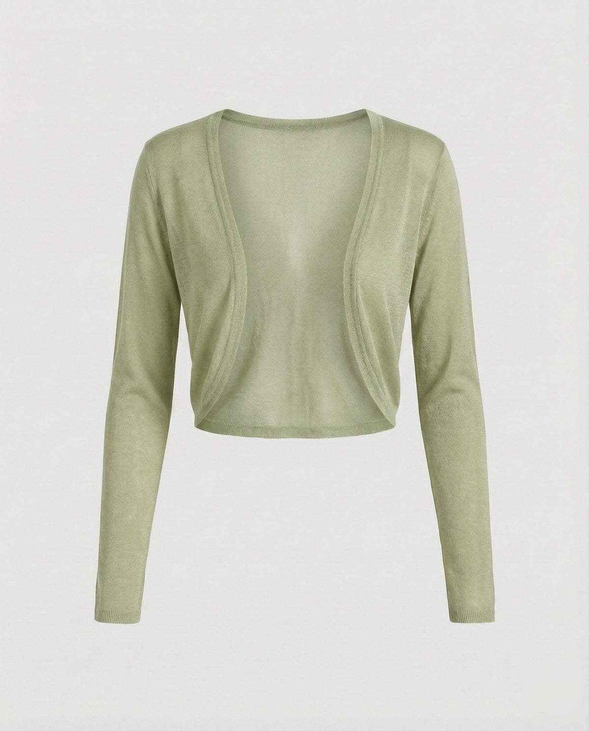 Women's Long-Sleeve Fine- Bolero Cardigan