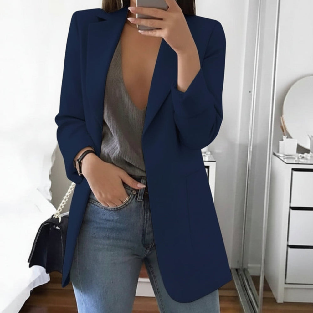 Women's Long-Sleeve Notch Lapel Blazer