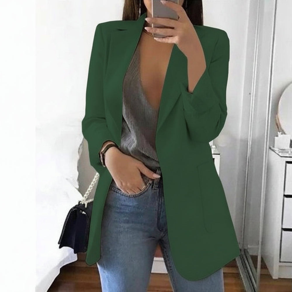 Women's Long-Sleeve Notch Lapel Blazer