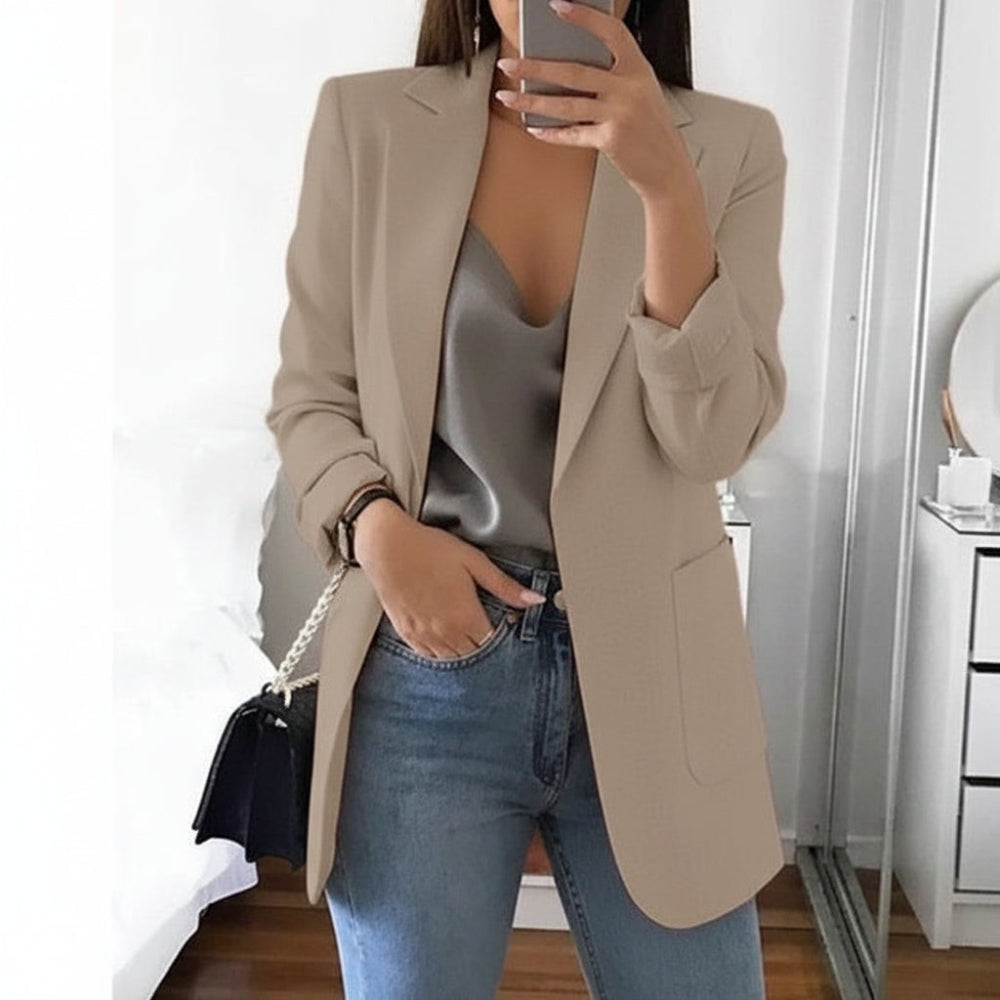 Women's Long-Sleeve Notch Lapel Blazer