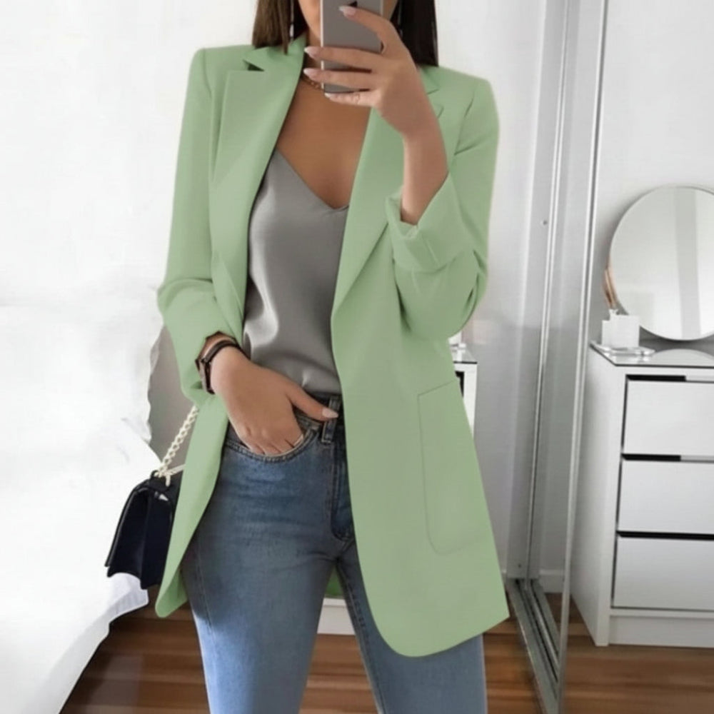 Women's Long-Sleeve Notch Lapel Blazer